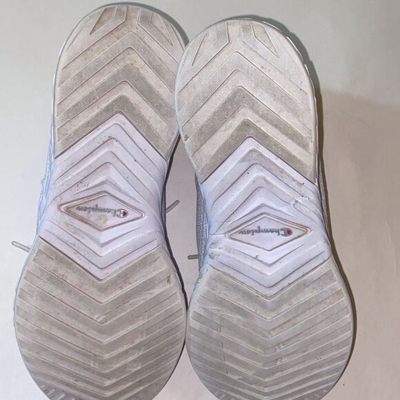 Champion Women's White and Silver Sneakers Size 7.5w - Picture 9 of 12